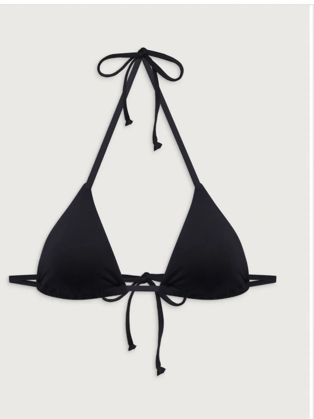 Frankie's Bikinis Black Triangle Swim Top